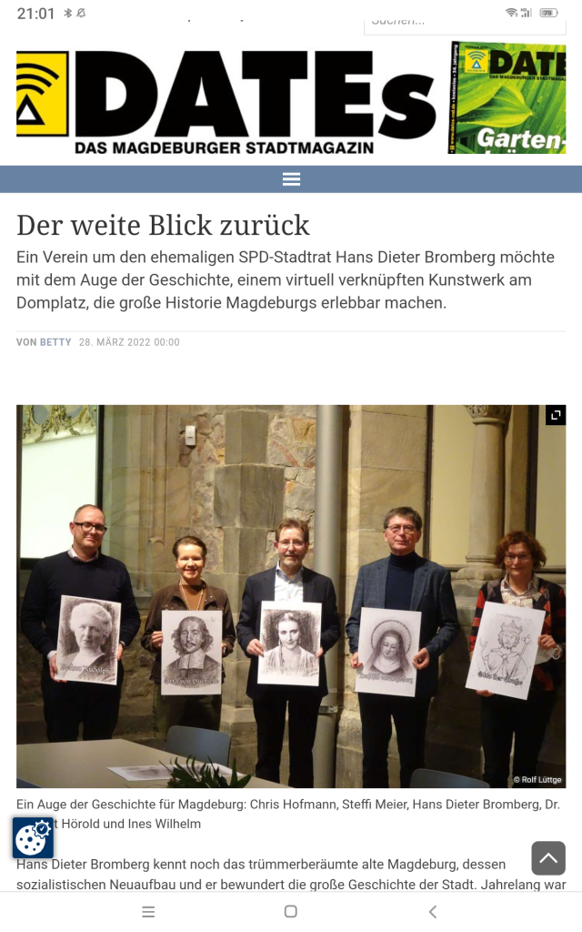 DATES Magdeburg berichtet über das Projekt
